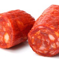Spanish raw Chorizo Iberico sausages 5 pcs ~500g pkt
