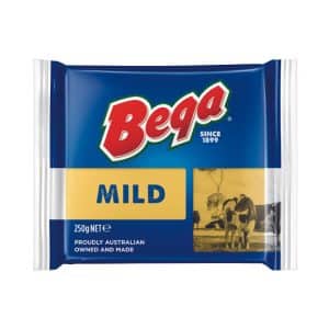 Australia BEGA Mild Cheddar blok 250g Pkt