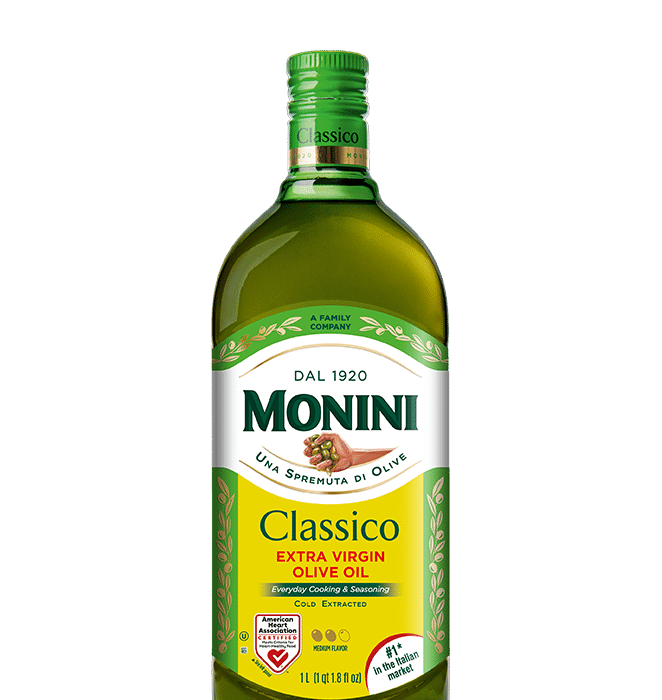 Italy MONINI Classico Extra Virgin Oil 1L Price per bot sold by 4 bots.