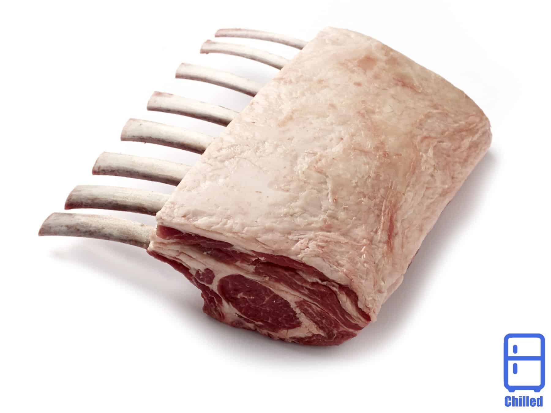 Australia Warilba grass-fed Organic Lamb Rack Frenched Cap on ~800g - Chilled - Image 2