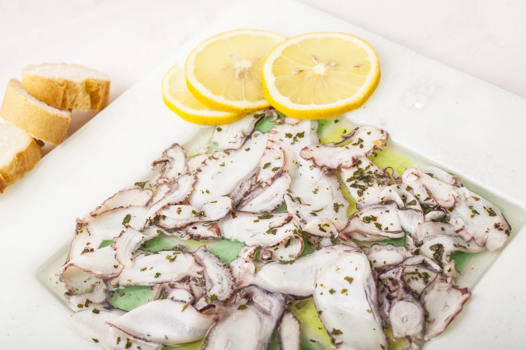 Spain Alondra cooked Octopus Carpaccio 80g tray- Frozen